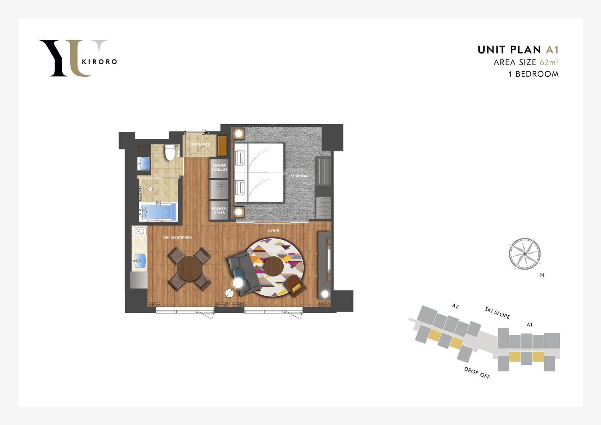 Akaigawa Yu Kiroro, Ski-In Ski-Out Luxury Residences الغرفة الصورة